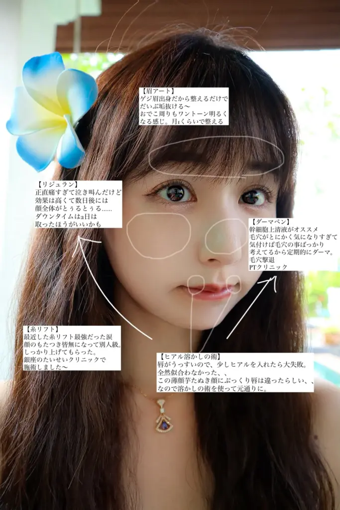 目の大きな女性